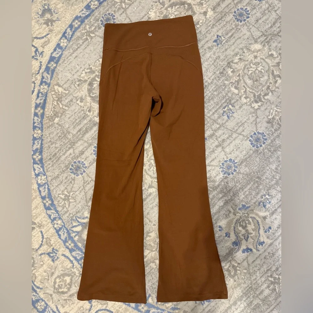 Lululemon Groove Super-High-Rise Flared Pant *Nulu Roasted Brown - Picture 7 of 14